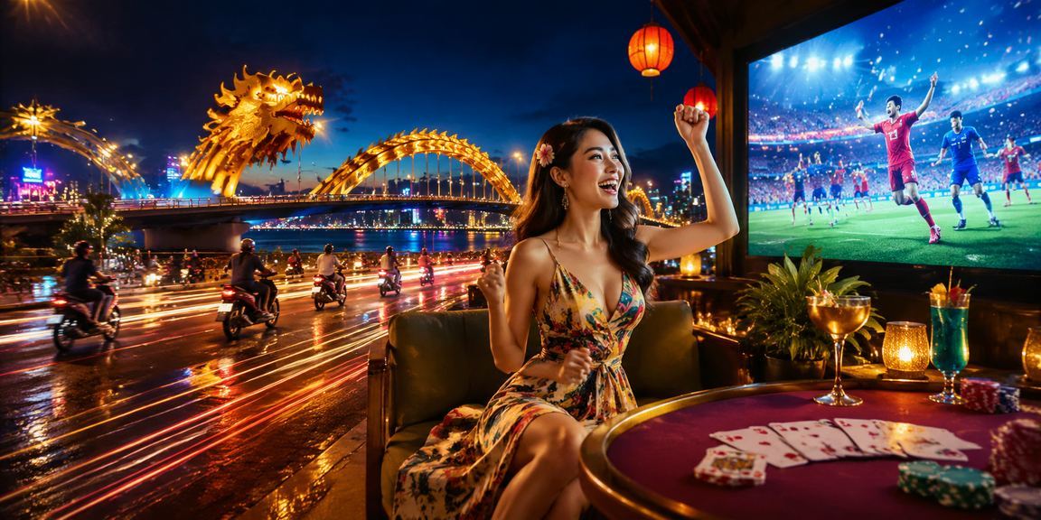 Người chơi tại Đà Nẵng tham gia bài neon đêm khuya trên nền tảng 578