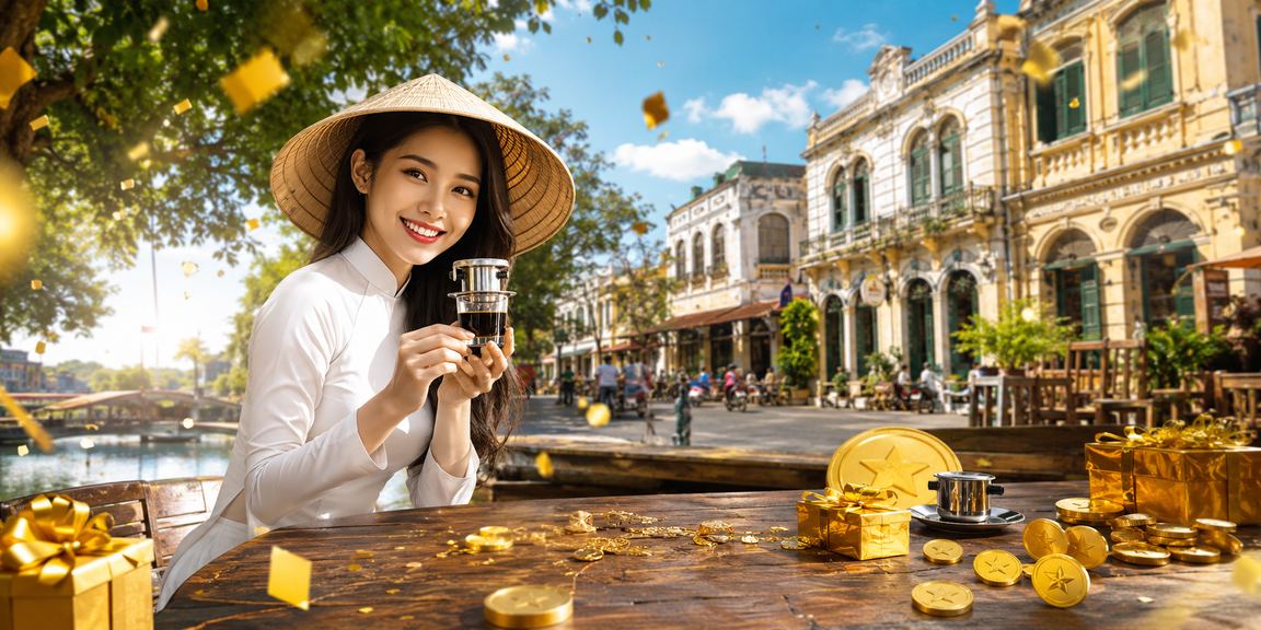 Cảnh quan Hà Nội với biểu tượng nón lá gắn liền văn hóa cá cược thể thao Việt Nam